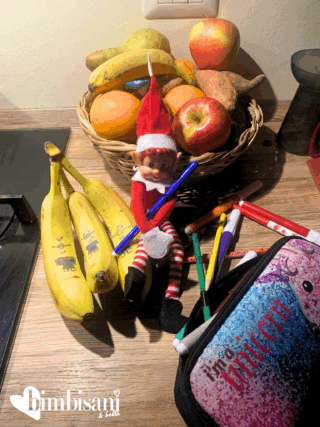 Elfo disegni sulle banane Elfo disegni sulle banane