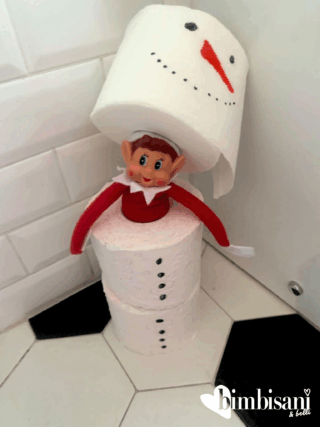 Elfo pupazzo di neve Elfo pupazzo di neve