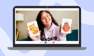 L'insegnante usa la mimica e giochi interattivi per farsi capire L'insegnante usa la mimica e giochi interattivi per farsi capire