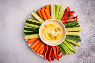 hummus con verdure hummus con verdure