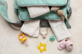 Borsa cambio neonato