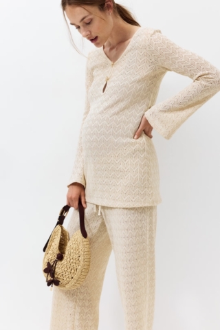 look-cerimonia-gravidanza-set-crochet-hm look-cerimonia-gravidanza-set-crochet-hm