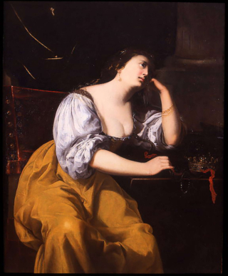 Artemisia Gentileschi, Cleopatra (c. 1640) Foto di: www.museodeglinnocenti.it Artemisia Gentileschi, Cleopatra (c. 1640) Foto di: www.museodeglinnocenti.it