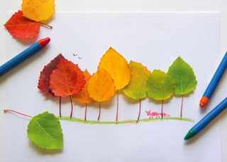 disegni autunnali con le foglie disegni autunnali con le foglie